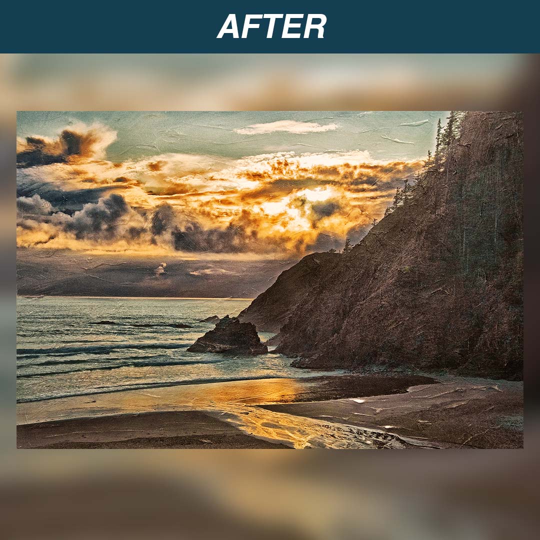 After Gel Treatment - Atlanta Canvas and Print