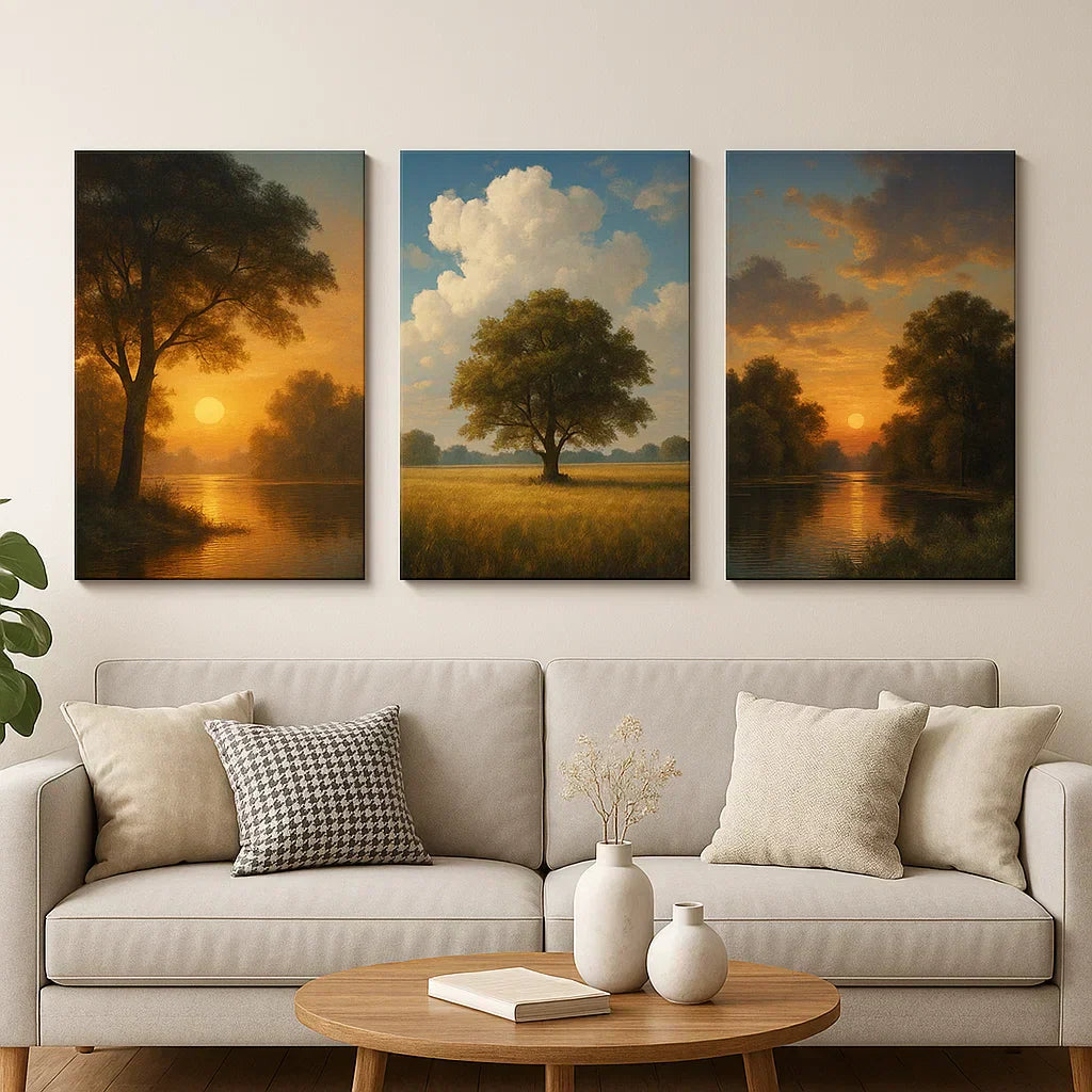 The Art of Triptychs: Creating Impact with Three-Panel Canvas Prints