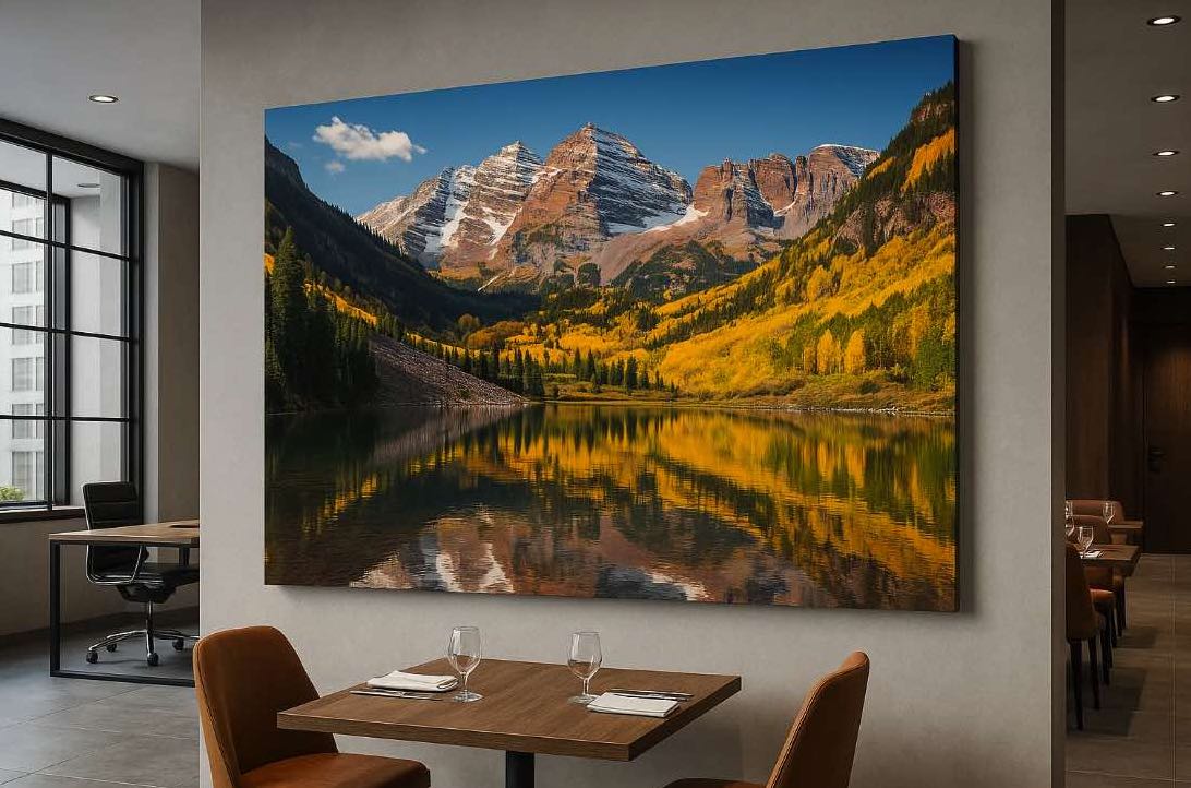 Extra Large Canvas Prints for Commercial Spaces: Offices, Restaurants & Hotels